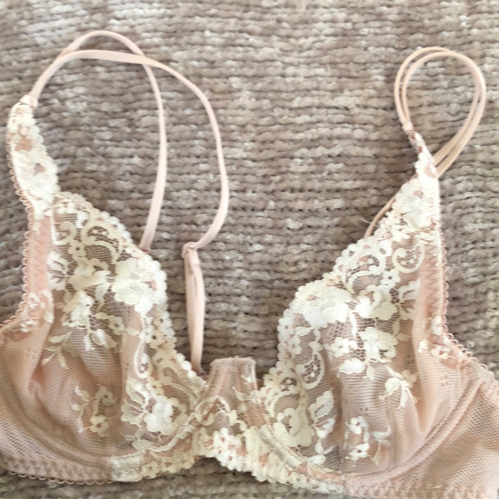 Free people lace underwire bra